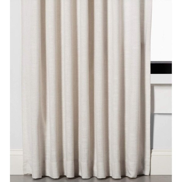 Hearth & Hand Fresno Light Filtering Single Curtain Panel Sour Cream 54" x 108" - Picture 3 of 4